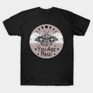 You are Magic Moth Moon Stars T-Shirt